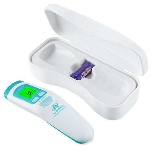 Non-Contact Medical Grade Forehead Thermometer, White - color: White