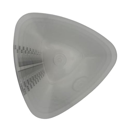 32 oz Graduated Plastic Triangular Container Three-Sided Beaker for Measuring and Mixing (10 Pack)