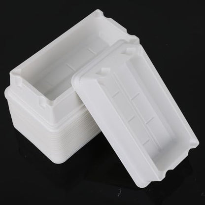 stonylab Reagent Reservoir, 100 ml Polystyrene (PS) Plastic Sample Reservoirs with Graduated Markings, 20 pcs, Laboratory Pipettor Accessories, Disposable Liquid Handling Boat - size: 100 ml