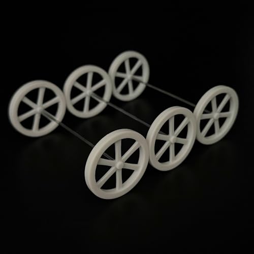 8PCS Model Toy Car Wheel RC Car Wheel Tire with 2mm Dia Shaft for RC Car Truck Robot DIY Model Toy Building Parts (2x44mm White) - style: 2x44mm White