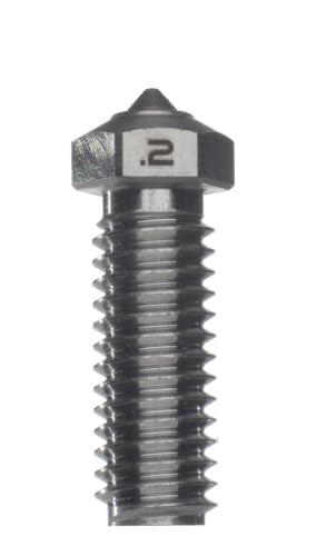 Diamondback Volcano Compatible 3D Printer Nozzle, Diamond Tip, 0.2mm - size: 0.2mm High Temp