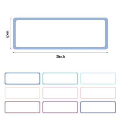 1000 Pcs Removable Freezer Labels 1 x 3 Inch, 10 Colors - size: 1 x 3 Inch