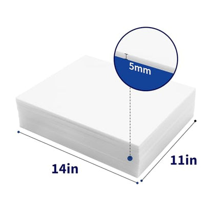 White Foam Boards Styrofoam 10 Pack Premium Foam Core Board, 11x14 Inch White Poster Board - Ideal for School Projects, Presentations and DIY Crafts - 3/16" Thick (5mm) - size: 11" x 14"-10PCS