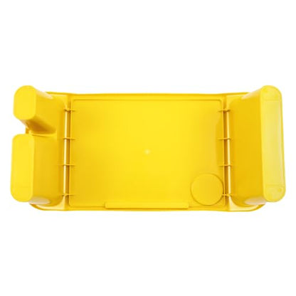 6PCS Kids Lap Desks with Side Storage, Stackable Plastic Lap Trays - color: Red+green+yellow