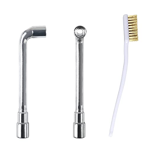 6mm 7mm L-Shaped Hexagonal Wrench Tool for Fixed Mk8 Ender 3 Brass Nozzle Included Copper Wire Toothbrush 3D Printer Accessories
