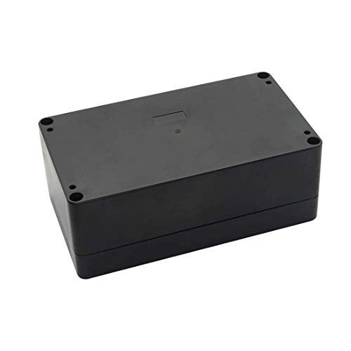 LeMotech Project Box ABS Plastic Junction Box IP65 Waterproof Electrical Boxes Universal Enclosure Black 6.2X 3.5X 2.4 inch (158x90x60mm)（Pack of 1） - color: Black (1 pack), size: 6.2" x 3.5" x 2.4"