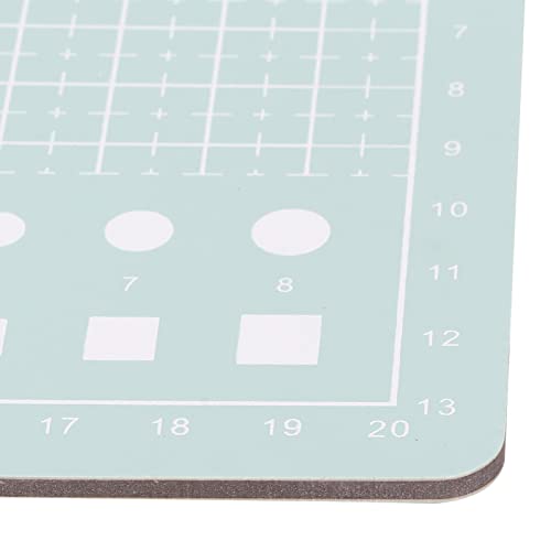 Generic A5 Cutting Mat, Self Healing PVC Grid Lines Board for Paper Leather Fabric, with Anti Skid Design to Protect Work Surface