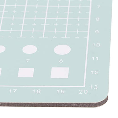 Generic A5 Cutting Mat, Self Healing PVC Grid Lines Board for Paper Leather Fabric, with Anti Skid Design to Protect Work Surface