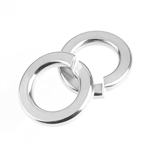 HELIFOUNER 10 Pieces 5/8" Stainless Steel Split Lock Washers, 304 Stainless Steel 18-8 Spring Lock Washers for Screws Bolts - size: 5/8" (10 PCS)