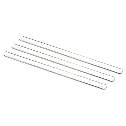 MECCANIXITY 3.3 Borosilicate Glass Stick 7.87" Length 10mm Dia Stir Rod Mixing Tools with Both Ends Round for Lab Kitchen Science 3Pcs - size: 7.87"