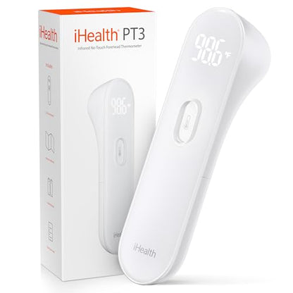 iHealth No-Touch Forehead Thermometer for Adults, Kids, Babies PT3 - color: White