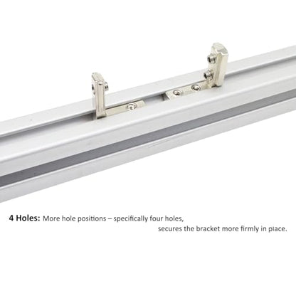20 Pcs 1" x 1" Aluminum Extrusion Profiles 1010 Series L-Shape Interior Corner Connector Joint Bracket with Screws for 10x10 Aluminum Profile 1 Inch x 1 Inch Extrusion Profiles Rail - style: 20 sets internal bracket with m5