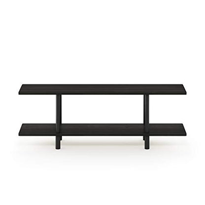 Furinno Turn-N-Tube 2-Tier Multipurpose Wide Shelf, Espresso/Black - color: Espresso/Black, style: 2-Tier