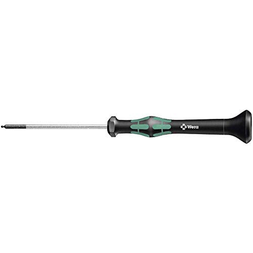 Wera 05118156001 2052/6 Hexagon screwdriver set and rack for electronic applications, 6 pieces - size: Ball-End: 1.5x60mm, 2x60mm, 2.5x60mm, 3x60mm, 0.9x40mm, 1.3x90mm