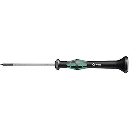 Wera 05118156001 2052/6 Hexagon screwdriver set and rack for electronic applications, 6 pieces - size: Ball-End: 1.5x60mm, 2x60mm, 2.5x60mm, 3x60mm, 0.9x40mm, 1.3x90mm