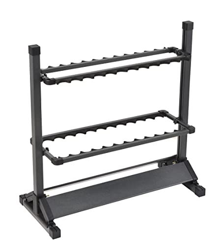 JOYWAVE Fishing Rod Holders,Aluminium Fishing Pole Holders,Portable Fishing Rod Rack,Holds Up to 24 Rods,Fishing Pole Vertical Ground Display Rack - color: Gray