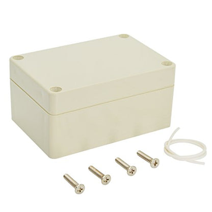 LeMotech Waterproof Dustproof IP65 ABS Plastic Junction Box Universal Electric Project Enclosure Pale Gray 3.9 x 2.7 x 2 inch (100 x 68 x 50 mm) - size: 3.9"x2.7"x2"