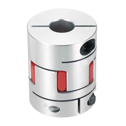 MECCANIXITY Aluminum Shaft Coupling 8mm to 14mm Flexible Spider Coupling L50mm x D40mm Coupler Jaw Spider Shaft Joint Connector for 3D Printers DIY Encoder CNC Router Milling Machine - size: D40mm Fit 8mm to 14mm