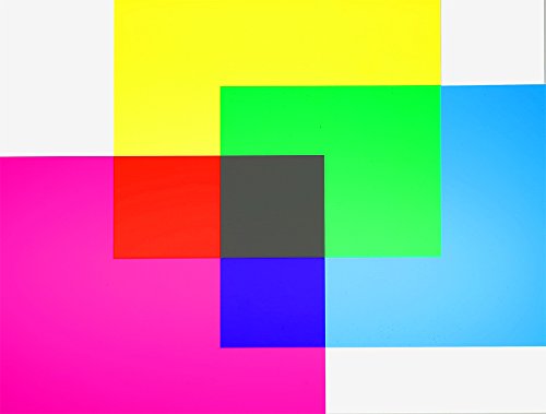 Rainbow Symphony Color Filters - Color Filter Set Consists of six 8" X 10" Sheets - Includes Bonus Sheet of 13,500 Line/Inch Diffraction Grating - color: Sheets