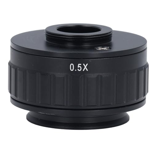 Garosa 0.5X CTV Microscope Lens Adapter 25mm C Mount for Trinocular Microscope CCD Camera Industrial Camera Interface Adapter with Microscope Lens C Mount Adapter