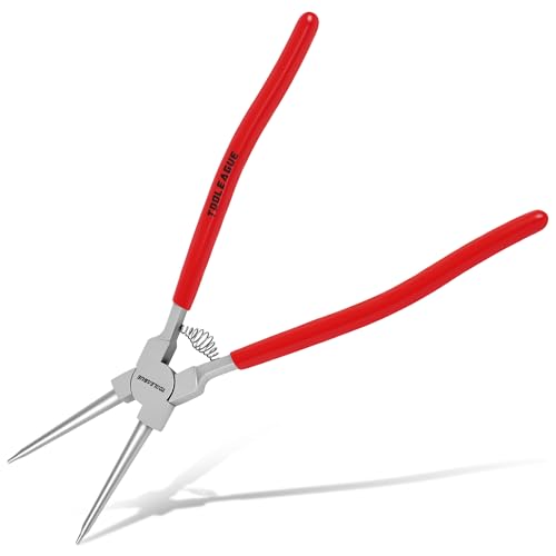 TOOLEAGUE 13" Large Snap Ring Pliers, Straight Internal Circlip Pliers,1 Pc - size: 13 inches (Straight Internal, 1Pc)