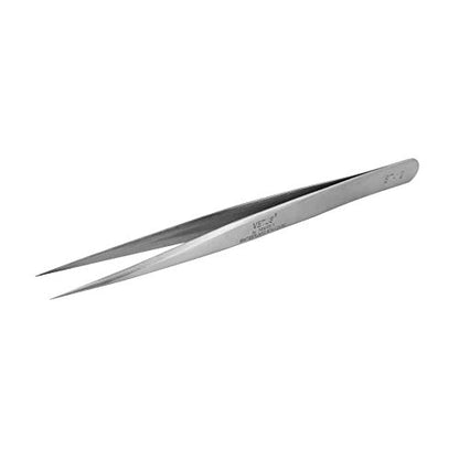 LASHVIEW Lash Tweezer, Vetus Straight Pointed Eyelash Tweezers for Profissional Grafting Eyelash Extension, Stainless Steel Needle Nose Tweezers for Lash Extension Stickers Precision Electronics, ST12 - size: ST12