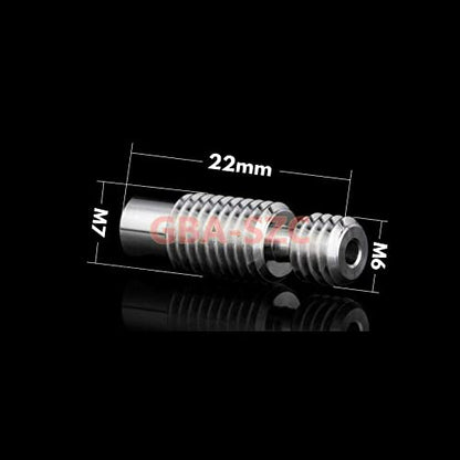 V6 All Metal Titanium Alloy Heatbreak,All Metal New GRADE5 V6 Titanium Alloy for V6 Hotend Heater Block for Prusa i3 MK3/MK3S Heatbreak 1.75MM Filament.(2PCS Titanium Alloy) - color: Heatbreak-Titanium Alloy