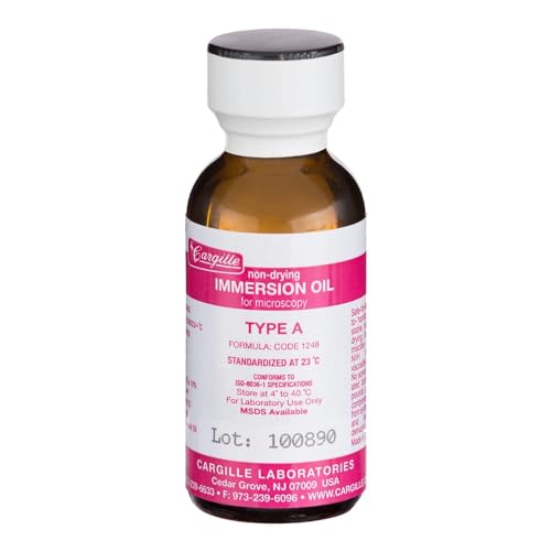 AmScope ML-A-1 A Microscope Immersion Oil, 1 Oz, 30mL, PT# 16482-1OZ Oil