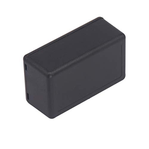 Zulkit 5Pcs Project Boxes ABS Plastic Electrical Project Case Power Junction Box Black 2.40 x 1.41 x 0.98 inch (61 x 36 x 25 mm) - color: 5 PCS, size: 2.40" x 1.41" x 0.98"