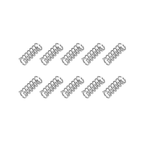 PATIKIL Compression Spring 0.3mm Wire Dia x 2mm OD x 5mm L SUS304 10Pcs - size: 0.3x2x5mm