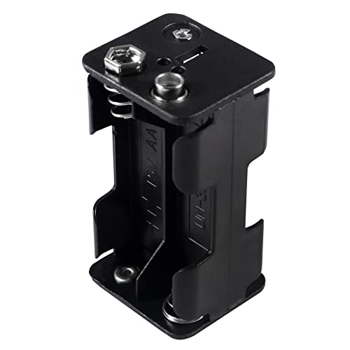 6pcs 4X1.5V AA Battery Holder with 6 pcs 9V I Type Battery Snap Connector Thicken Plastic Housing 2 Layers 6 Volt Battery Case - style: 4X 1.5V AA Battery Holder