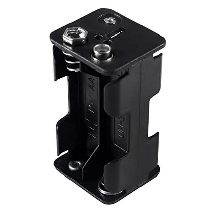 6pcs 4X1.5V AA Battery Holder with 6 pcs 9V I Type Battery Snap Connector Thicken Plastic Housing 2 Layers 6 Volt Battery Case - style: 4X 1.5V AA Battery Holder