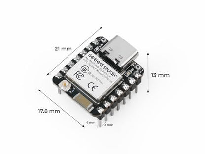 Seeed Studio XIAO ESP32C6 Pre-Soldered Development Board - color: ESP32C6, size: Pre-Soldered