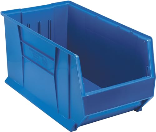 FSE 373-QUS976BL Hulk 30" Container, 29-7/8"L x 16-1/2"W x 15"H, high Impact Polypropylene, Stackable, autoclavable up to 250°F, Blue, Made in USA