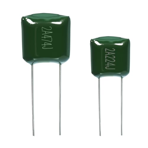 24 Value 740Pcs Metalized Mylar Polyester Film Capacitors Kit