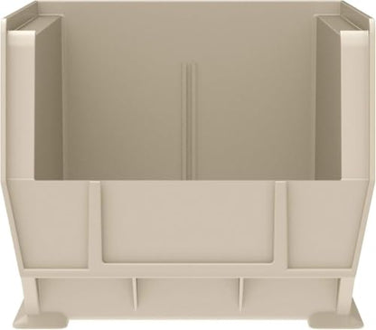 Akro-Mils 30240 AkroBins Plastic Storage Bins, 15"x8"x7", Stone, 12-Pack - color: stone