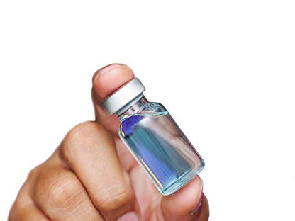 SHAOTONG 10ml Glass Vials for Injections - Transparent vial (A-10Pcs)