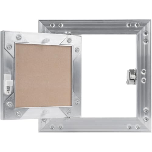 6" x 6" Drywall Access Panel – Aluminum Frame Gypsum Hatch Access Panel for Drywall - Ceiling Inspection Door – Wall Access Panel for Plumbing, Electrical, Utility & Ventilation Access - size: 6 x 6