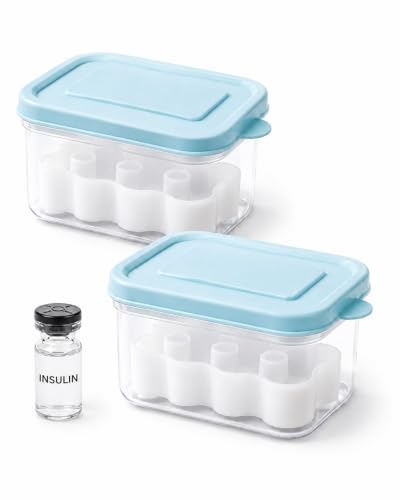 2-Pack 3 ml Peptide Vial Organizer, 24 Slots - color: Blue, size: 3ml*12slots-2pcs