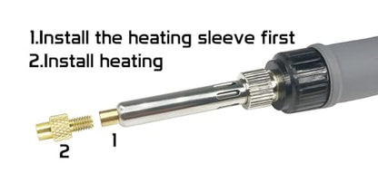 3D Printing Smoothing Tool Kit Modify Finishing Soldering Welding Iron Kit Heat Set Insert Brass Nut