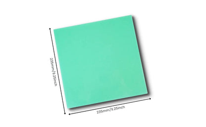 G10 3D Printer Build Surface Plate 235, 250, 310, 370 - Ender 3 CR10 Prusa High Temp Upgrade Semi Flexible Fiberglass Garolite Nylon PETG ABS PLA TPU PEEK PEKK ULTEM CF VAAPR (250x208mm, New) - size: 250x208mm, style: New