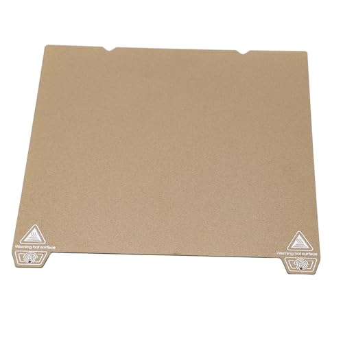 BORDSTRACT Double-Sided Build Plate, PEO Smooth + PEI Spray Texture Spring Steel 235x235mm Without Soft Magnetic Base, Printing Platform for K1/K1 MaX/S1 Model 3D Printers - style: PEI texture + PEO smooth 235x235mm