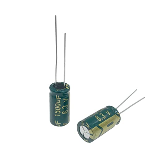 20pcs 6.3V 1500uF 8x16mm Aluminum Electrolytic Capacitors - style: 20Pcs 6.3V 1500UF