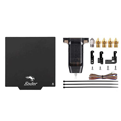 Comgrow Creality Original Removable Magnetic 3D Printer Build Surface 235x235mm and Official Creality CR Touch Auto Bed Leveling Sensor Kit