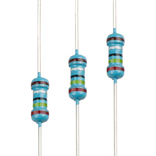 100pcs 2.4 ohm Resistor 1/4w (0.25 Watt) ±1% Tolerance Metal Film Fixed Resistor, Multiple Values of Resistance Optional - size: [E6P001] 2.4 ohm