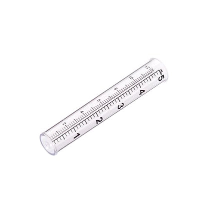5" Plastic Rain Gauge Replacement Tube for Outdoor Garden Yard Home (Set of 4) - color: Set of 4