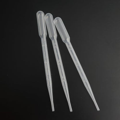 50 PCS 3ml Disposable Plastic Transfer Pipettes, Graduated Droppers