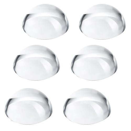 6Pack 1.6inch Crystal Dome Magnifying Paperweight for Outdoor Events - color: 6pcs