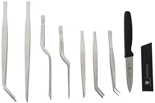 Mercer Culinary Deluxe 10 Piece Plating Tongs Kit - size: 10-Piece Deluxe Plating Kit
