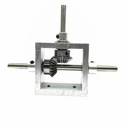1:1 Right Angle Bevel Gearbox 1 Module 20 Teeth 90° Angle Drive Steering Gear Device Simple Mechanical DIY Module with 8mm Shaft - size: 8 mm shaft, style: 1 output shaft